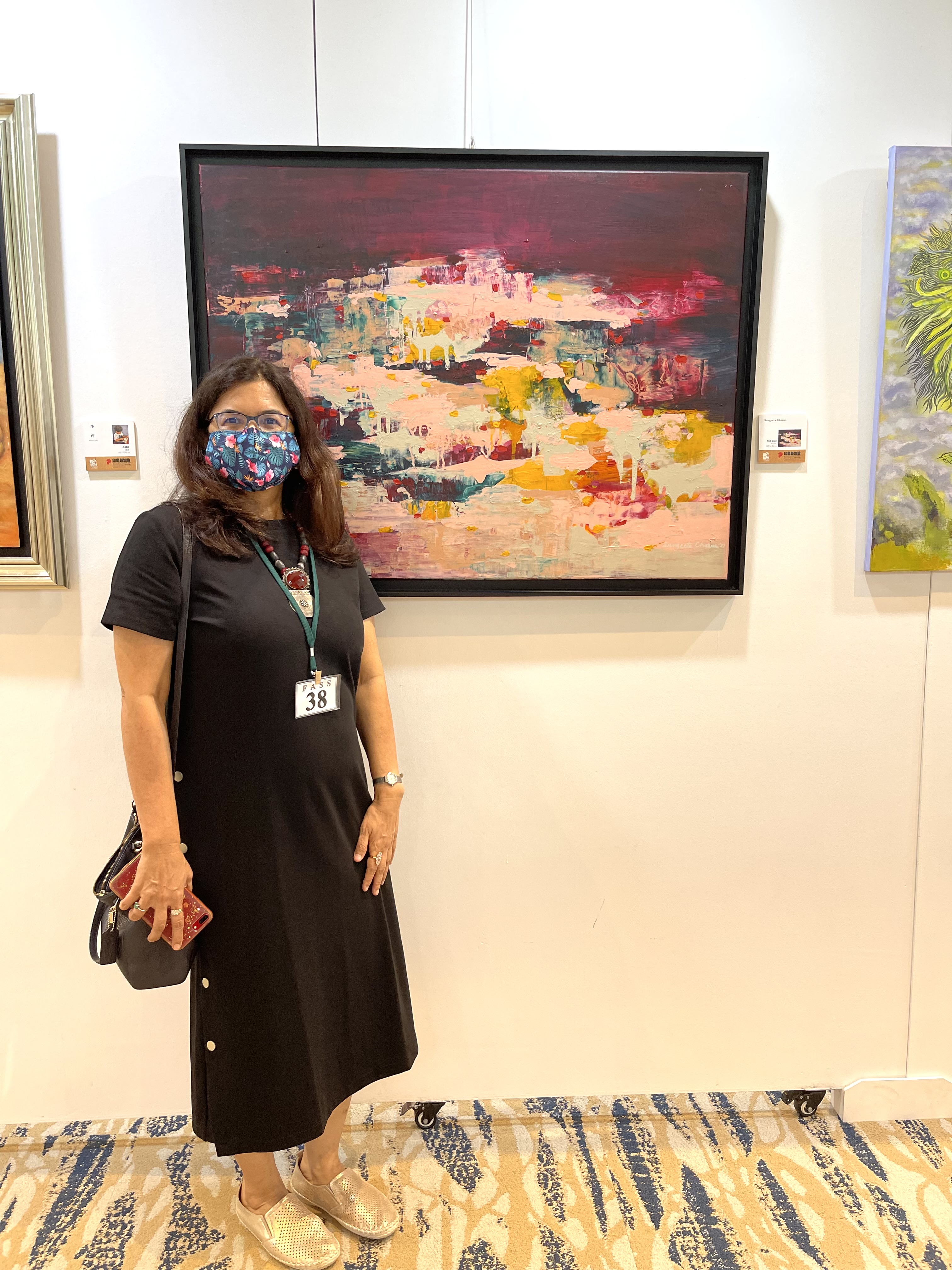 Exhibition by Federation of art Society Singapore, August, 2021. - Sangeeta Charan
