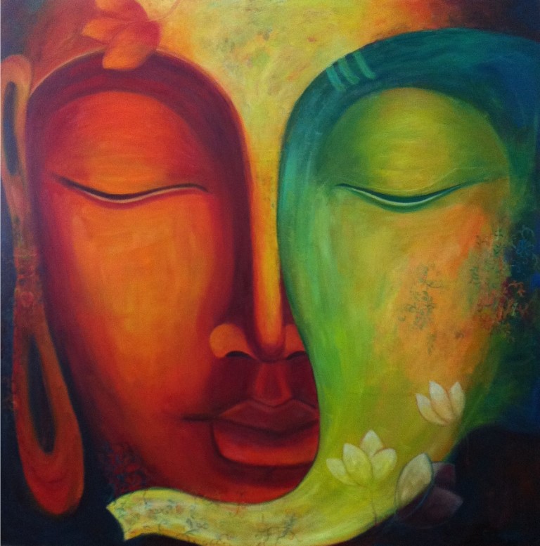 Reflection - Ganesha: Paintings/Landscapes: 